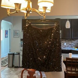 Ann Taylor Size L Sequin Skirt